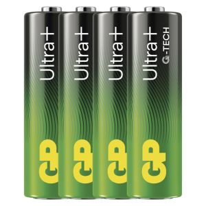 GP Alkalická batéria ULTRA PLUS AA (LR6) - 4ks 1013224000