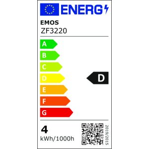 EMOS LED FLM CANDLE 3,4 W (40 W) 470lm E14 WW 1525281223