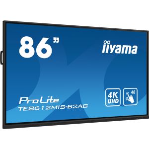 86" iiyama TE8612MIS-B2AG: VA, 4K, USB-C, 40P TE8612MIS-B2AG