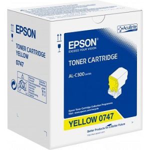 Toner Epson C13S050747 (AL-C300), žltá (yellow), originál