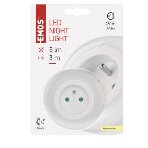 EMOS LED Nočné svetlo P3320, nočný senzor 1456000170