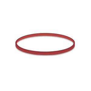 Gumičky červené slabé (1 mm, O 6 cm) [50 g]