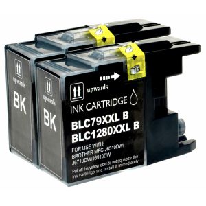 Cartridge Brother LC1280XLBKBP2, dvojbalenie, čierna (black), alternatívny