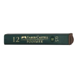 Grafitové tuhy FABER-CASTELL B / 0,5 mm, 12 ks