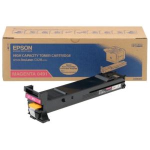 Toner Epson C13S050491 (CX28), purpurová (magenta), originál