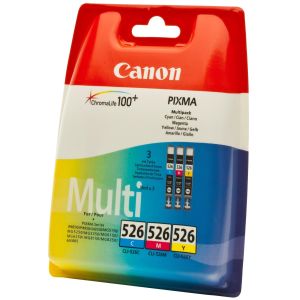 Cartridge Canon CLI-526, CMY, trojbalenie, multipack, originál