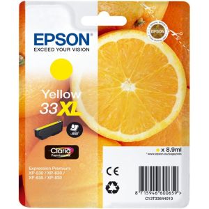 Cartridge Epson T3364 (33XL), žltá (yellow), originál
