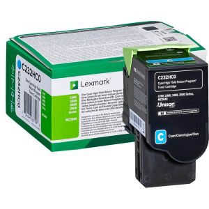 Toner Lexmark C232HC0 (MC2640, C2535, C2425, MC2425, MC2535), azúrová (cyan), originál