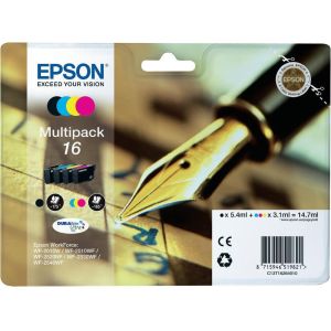 Cartridge Epson T1626 (16), CMYK, štvorbalenie, multipack, originál