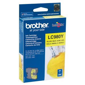 Cartridge Brother LC980Y, žltá (yellow), originál