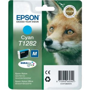 Cartridge Epson T1282, azúrová (cyan), originál