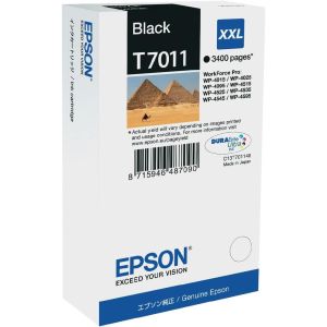 Cartridge Epson T7011, čierna (black), originál