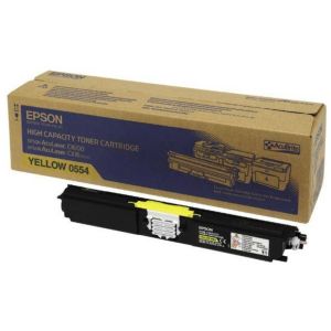 Toner Epson C13S050554 (C1600), žltá (yellow), originál
