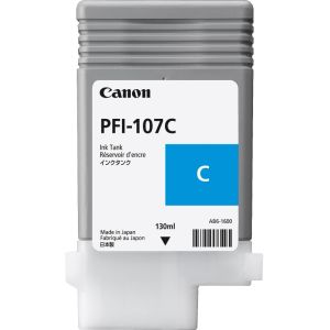 Cartridge Canon PFI-107C, azúrová (cyan), originál