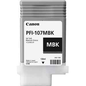 Cartridge Canon PFI-107MBK, matná čierna (matte black), originál