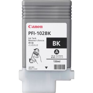 Cartridge Canon PFI-102BK, čierna (black), originál