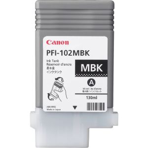 Cartridge Canon PFI-102MBK, matná čierna (matte black), originál