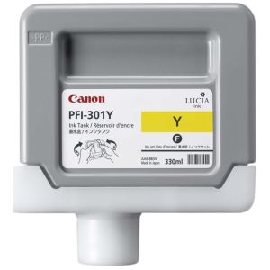 Cartridge Canon PFI-301Y, žltá (yellow), originál