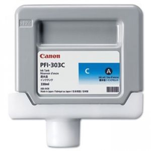 Cartridge Canon PFI-303C, azúrová (cyan), originál