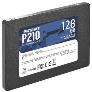 PATRIOT P210/128GB/SSD/2.5"/SATA/3R P210S128G25