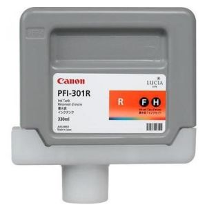 Cartridge Canon PFI-301R, červená (red), originál