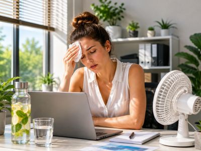 Horúčavy v kancelárii: ako prežiť najteplejšie dni bez straty výkonu
