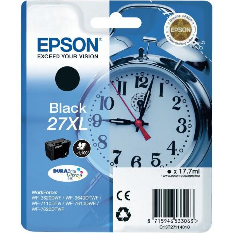 Cartridge Epson T2711 (27XL), čierna (black), originál