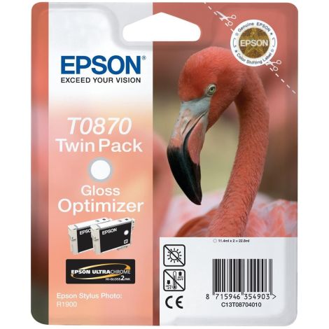 Cartridge Epson T0870, dvojbalenie, optimalizátor farieb (color optimalizer), originál