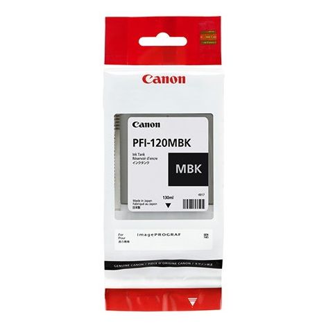 Cartridge Canon PFI-120MBK, matná čierna (matte black), originál