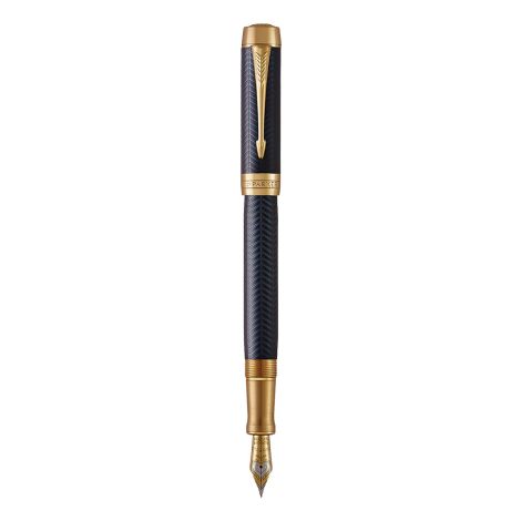 Pero plniace PARKER Duofold Prestige Blue Chevron CNT -F-