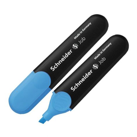 Zvýrazňovač  SCHNEIDER "Job 150", 1-5 mm, modrý