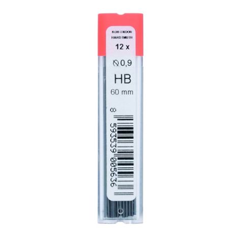 Grafitové tuhy KOH-I-NOOR HB / 0,9 mm, 12 ks