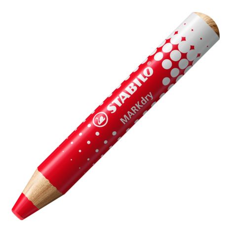Suchý popisovač na tabuľu a flipchart - STABILO MARKdry - červená
