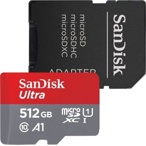 SanDisk Ultra/micro SDXC/512GB/UHS-I U1 / Class 10/+ Adaptér SDSQUAC-512G-GN6MA