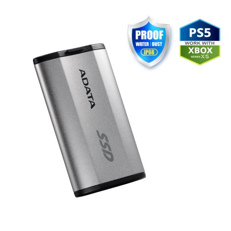 ADATA SD810/1TB/SSD/Externá/Strieborná/5R SD810-1000G-CSG