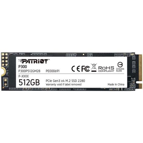 PATRIOT P300/512GB/SSD/M.2 NVMe/5R P300P512GM28