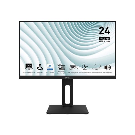 MSI Pro/MP242AP/23,8"/IPS/FHD/100Hz/1ms/Black/2R PRO MP242AP