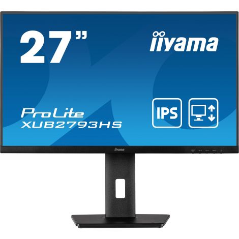 iiyama ProLite/XUB2793HS-B7/27"/IPS/FHD/100Hz/1ms/Black/3R XUB2793HS-B7
