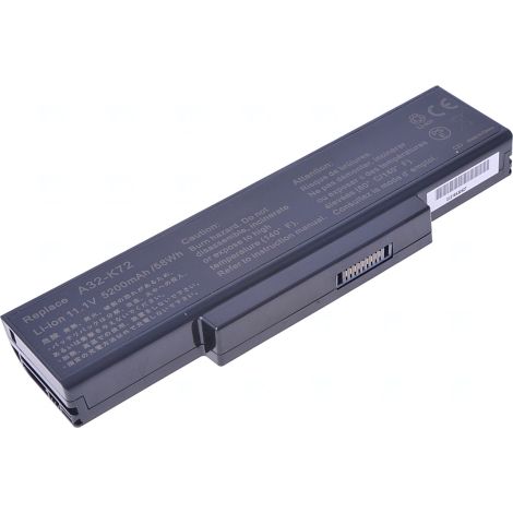 Batérie T6 Power Asus K72, K73, A72, A73, N71, N73, X72, X73, X77, 5200mAh, 58Wh, 6cell NBAS0067