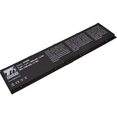 Batérie T6 Power Dell Latitude E7440, Latitude E7450, 5800mAh, 43Wh, 4cell, Li-pol NBDE0145