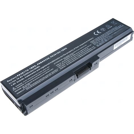 Batérie T6 Power Toshiba Satellite L730, L735, L740, L745, L750, L755, L775, 5200mAh, 56Wh, 6cell NBTS0099