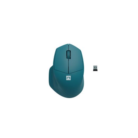 Natec optická myš SISKIN 2/Kancelárska/Optická/Pre pravákov/1 600 DPI/USB+BT/Modrá NMY-1971