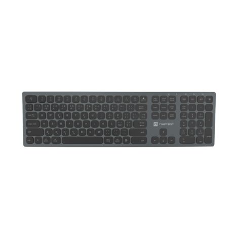 Natec klávesnica DOLPHIN/Bezdrôtová Bluetooth/ CZ- SK layout/Sivá NKL-1977