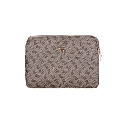 Guess PU 4G Triangle Logo Obal pre Notebook 14" Brown 3666339310257