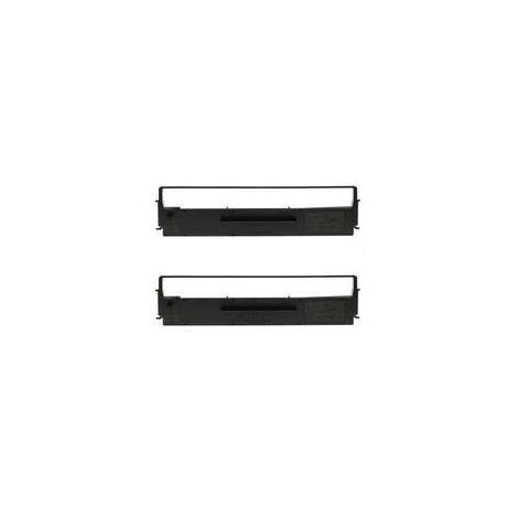 SIDM Black Ribbon Cartridge pre LQ-300/+/+II/570/+/580/8xx, Dualpack C13S015613