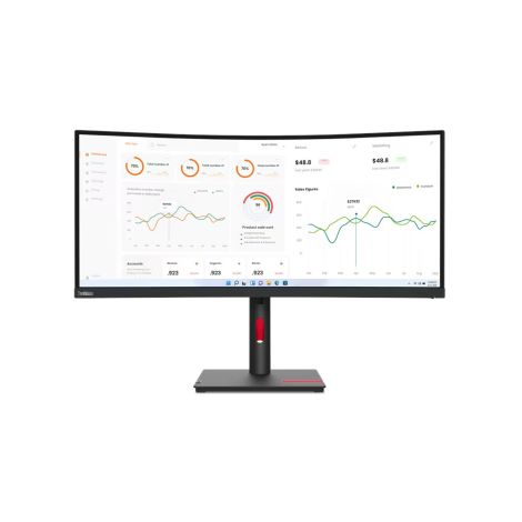 Lenovo ThinkVision/T34w-30/34"/VA/3440x1440/60Hz/6ms/Black/3R 63D4GAT1EU