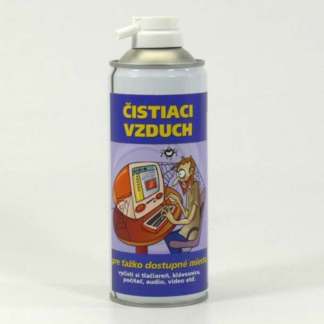 Čist. horľavý stlačený vzduch, na ťažko prístupné miesta, 400 ml, SK, Čistík