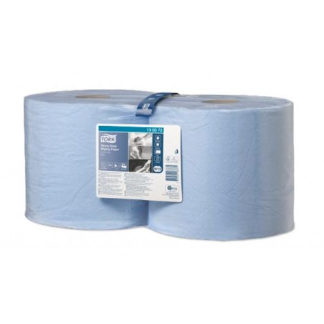Priemyselné utierky v rolke 2-vrstv. TORK Heavy Duty modré W1/W2, návin 170 m (2 ks) 
