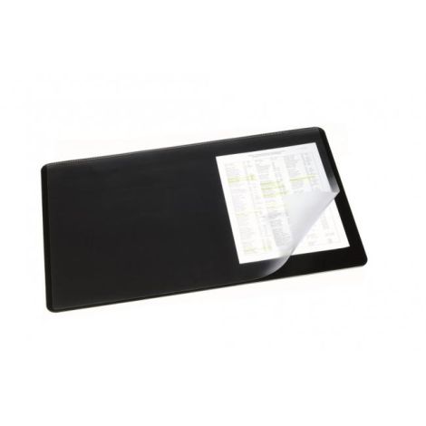 Podložka na stôl DURABLE s priehľadnou fóliou 40x53cm čierna 