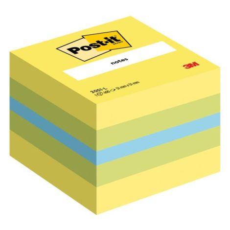 Samolepiaci bloček Post-it, 51 x 51 mm, mini, mix farieb 